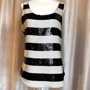 NWT Sperry sequin pull on tank